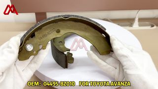 04495BZ010 04495-BZ010 Sapatas de freio para Toyota