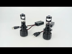 Masters NL19 Gráfico 9005 Lente 70W 7200LM 9-32V Mini LED Projector Farol Carro