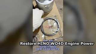 Kits de revestimento de cilindro de motor IZUMI LKHI410401FA para HINO WO4D