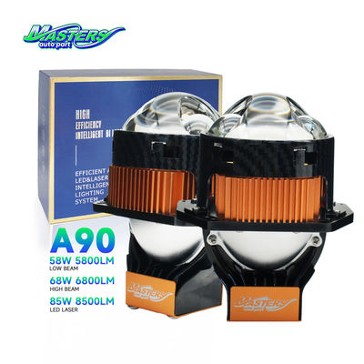comprar Masters A90 Lente LED Laser/Hi/Lo Beam 85W 8500 Lumens Projector laser duplo de 3 polegadas online manufacture